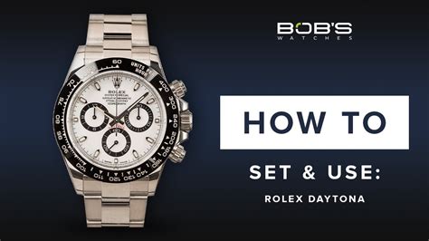 how to authenticate rolex daytona|Rolex daytona setting instructions.